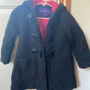 Madden Girl 2t fleece lined wool coat